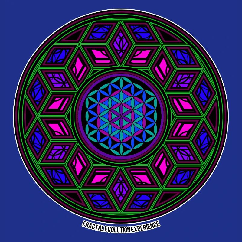 Fractal Evolution Experience Kaleidoscope Mandala