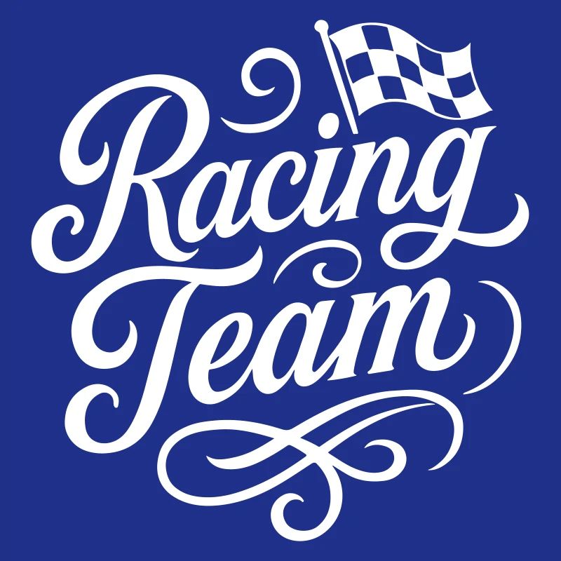 Drapeau de course de l’équipe de course