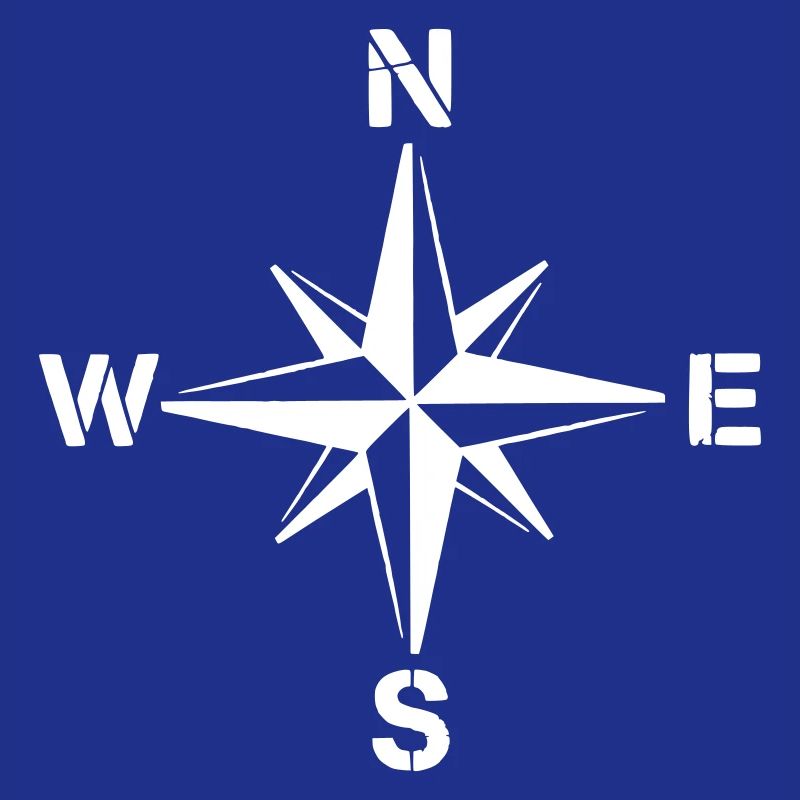Compass Wind Rose Clean Navigation