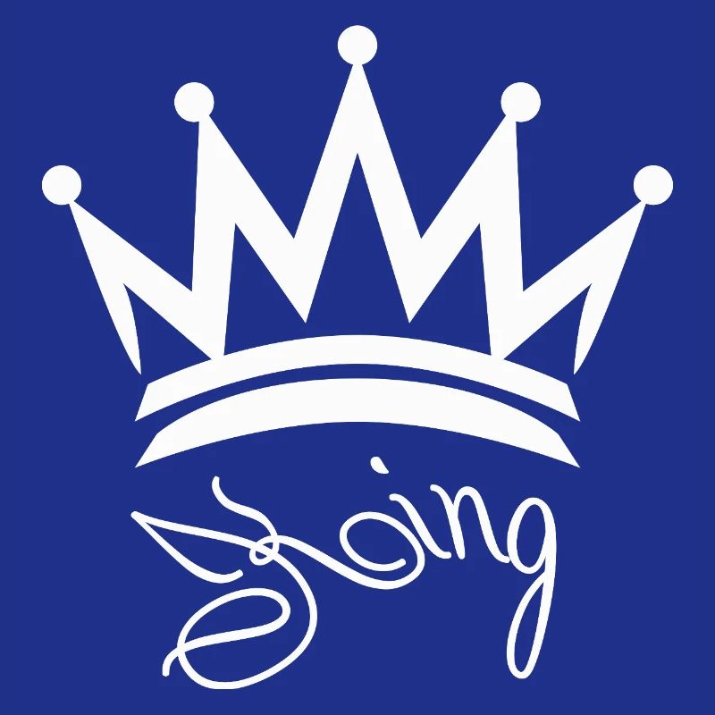 King Valentinstag, Hochzeitstag oder Paar Design