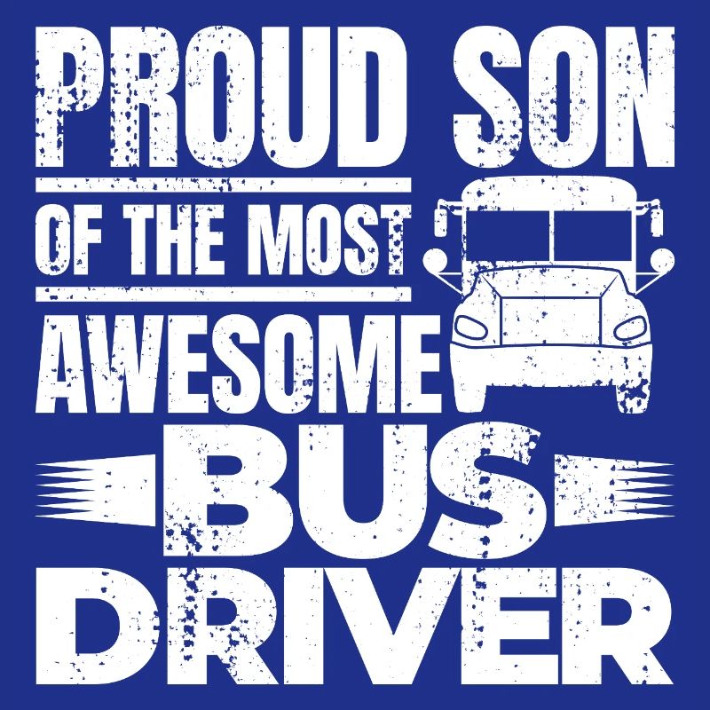 Stolzer Sohn eines tollen Busfahrers