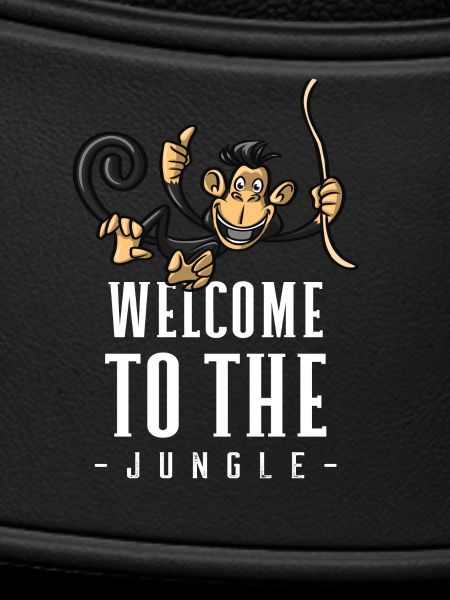 Jungle Affe Willkommensdesign