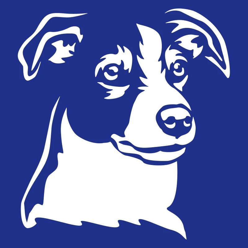 Jack Russell Terrier Head "Black Edition"