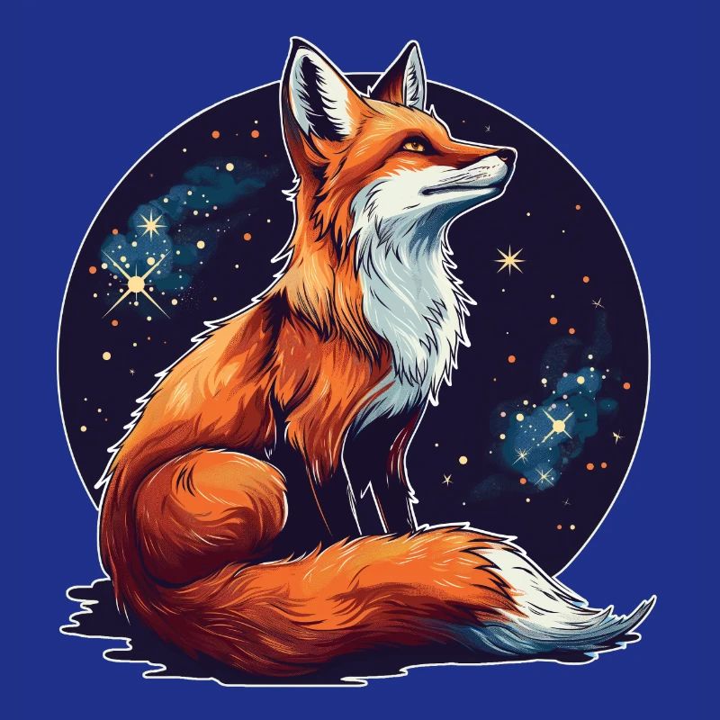 Fuchs mit Sternen
