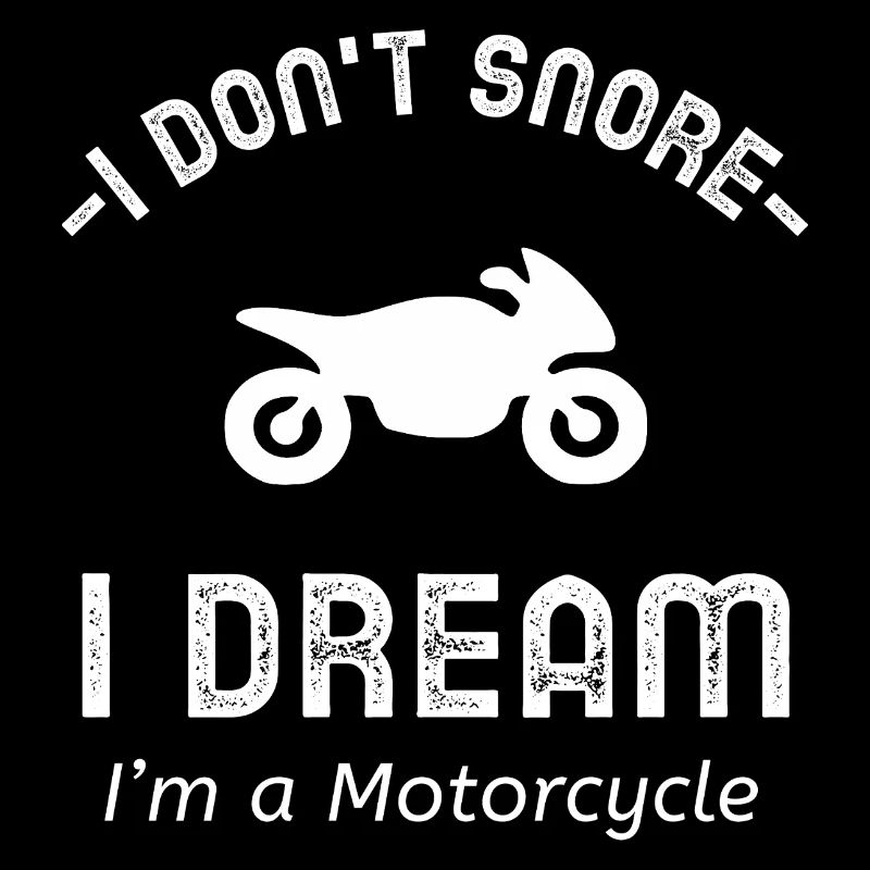 Je ne ronfle pas que je suis une moto