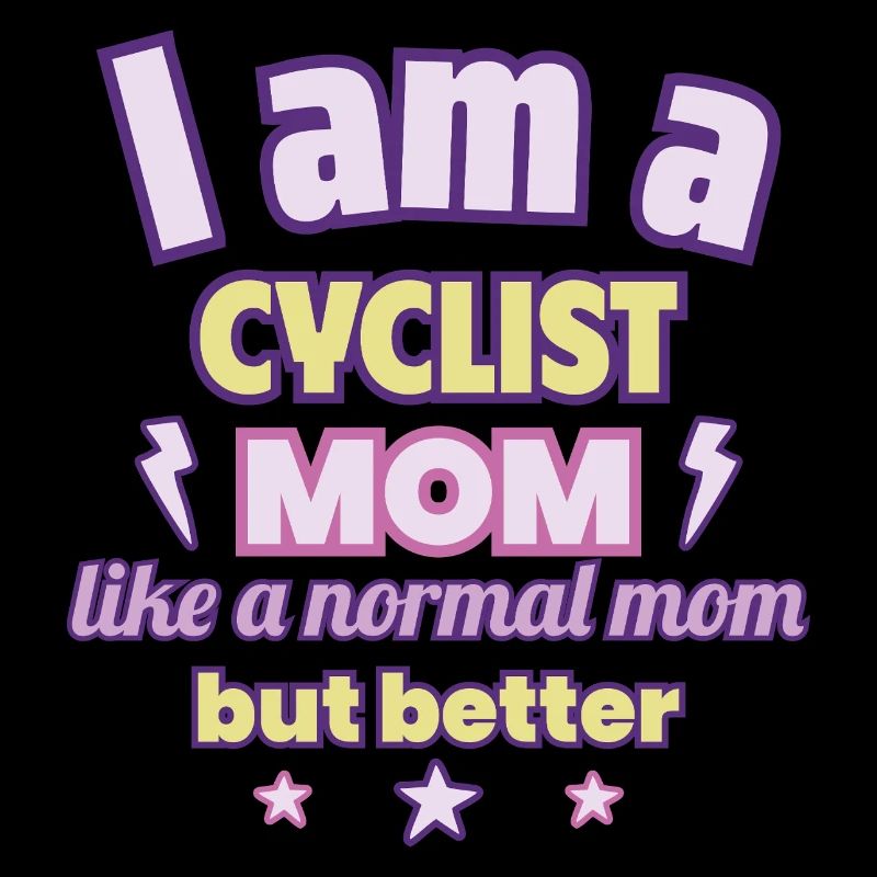 Mutter Radfahrerin, Muttertag Geschenk, Fahrrad