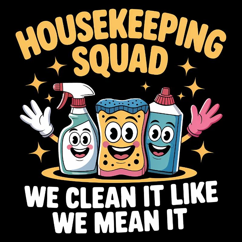 Funny Cleaning Design