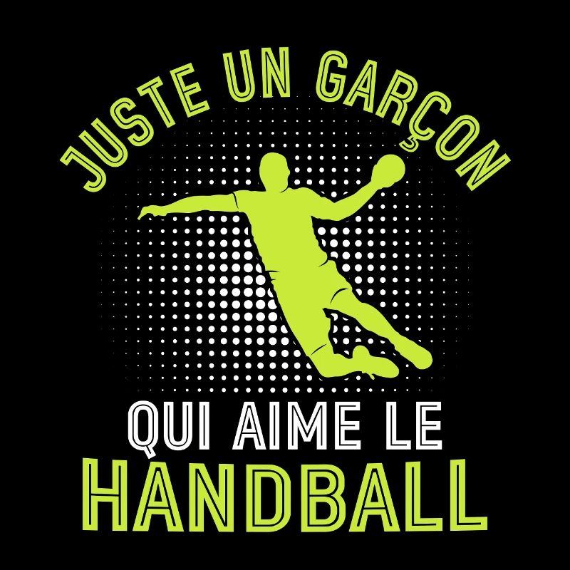 Nur ein Junge, der Handball liebt