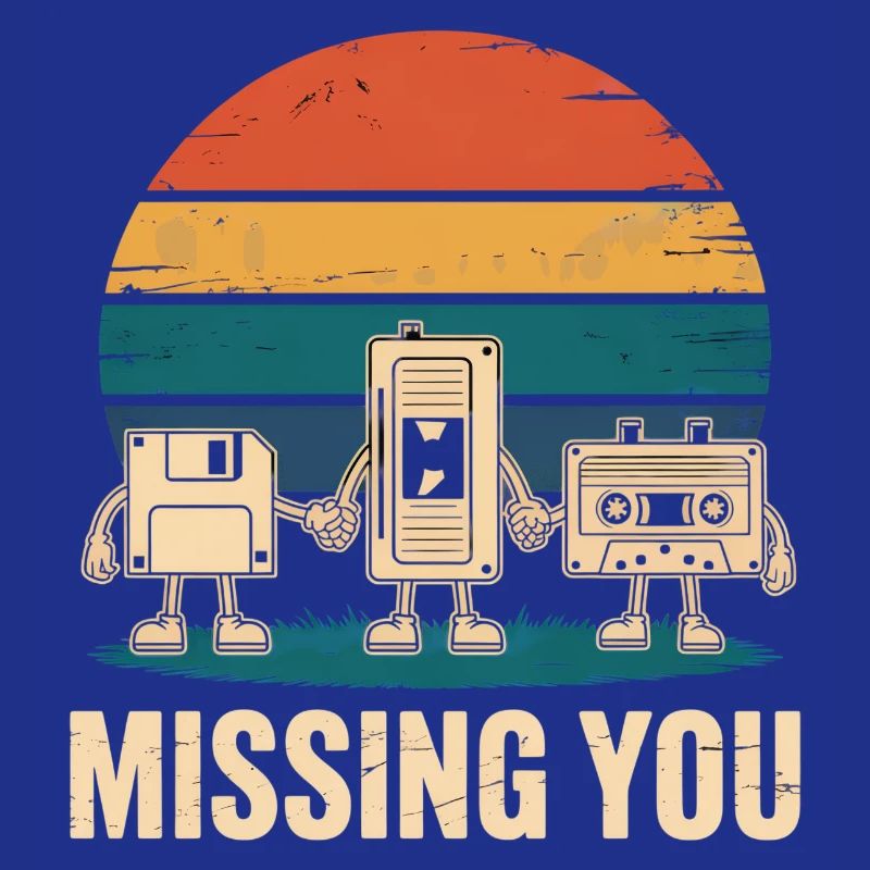 Cassette VHS Floppy Disc Floppy Disk Retro