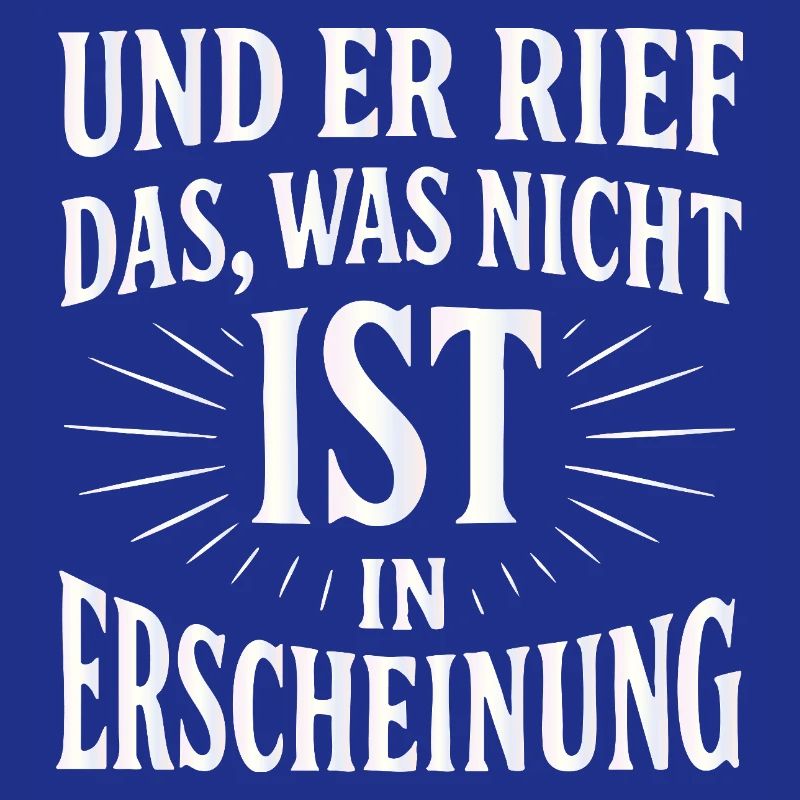 And he called forth that which is not