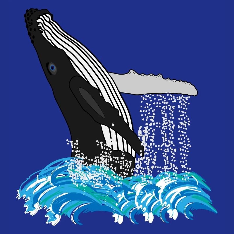 Empreinte de baleine à bosse