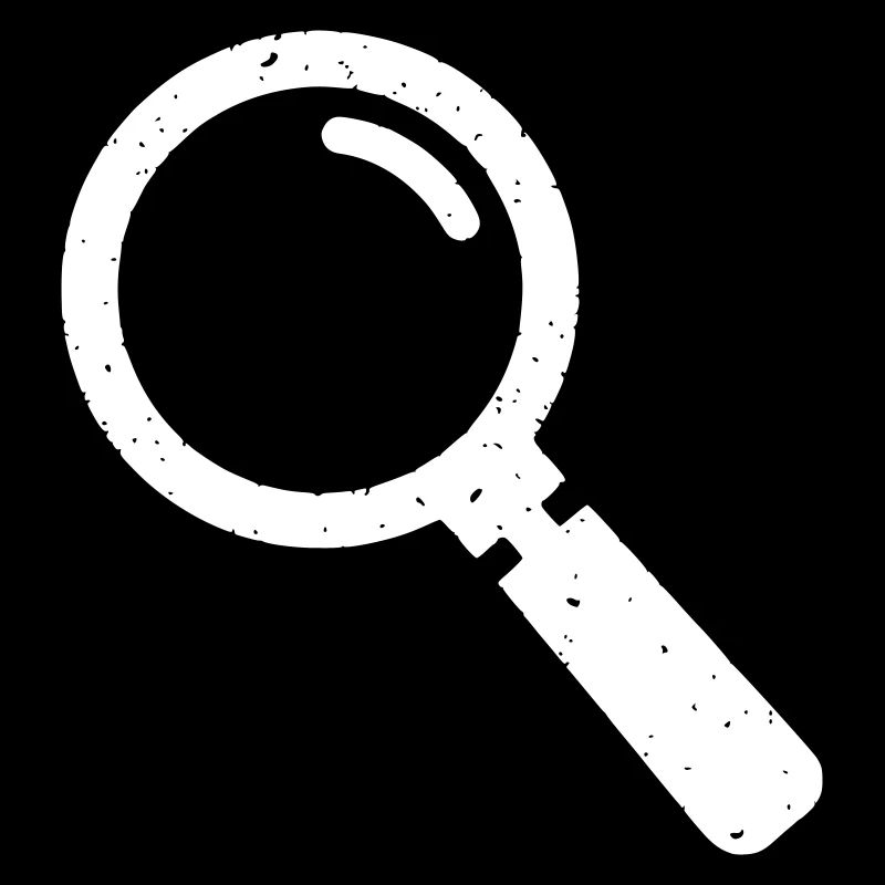 Magnifying Glass Detective Search Grunge Vector