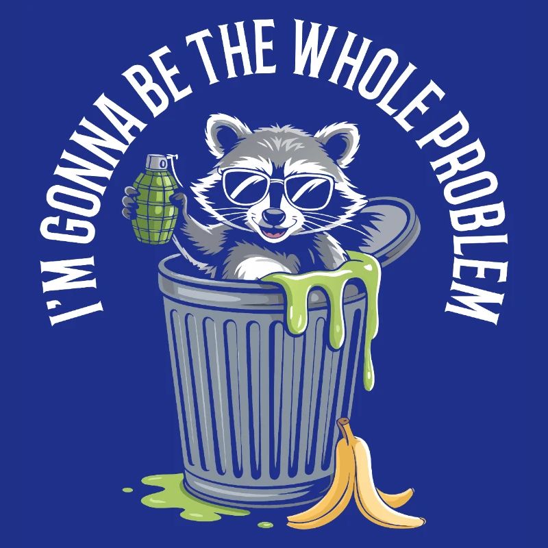 Ich bin das Problem – Lustiges Statement Design