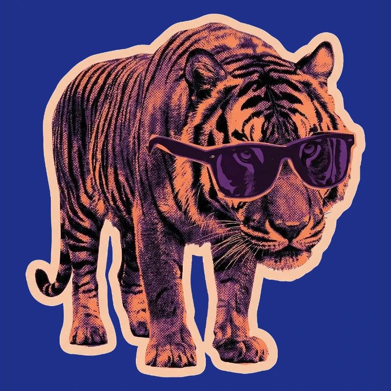 Tiger Sunglasses Risography