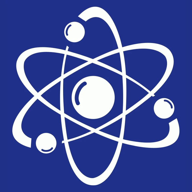 Atomic Model Line Art