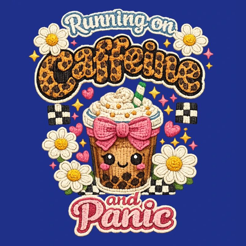 Café Chaos Patch Leopard Latte