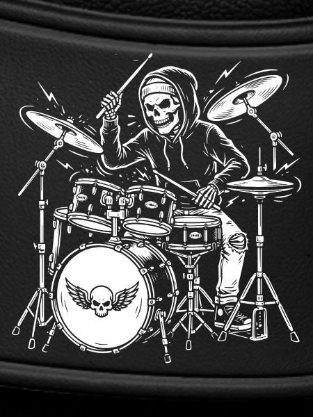 Grim Drummer Skeleton
