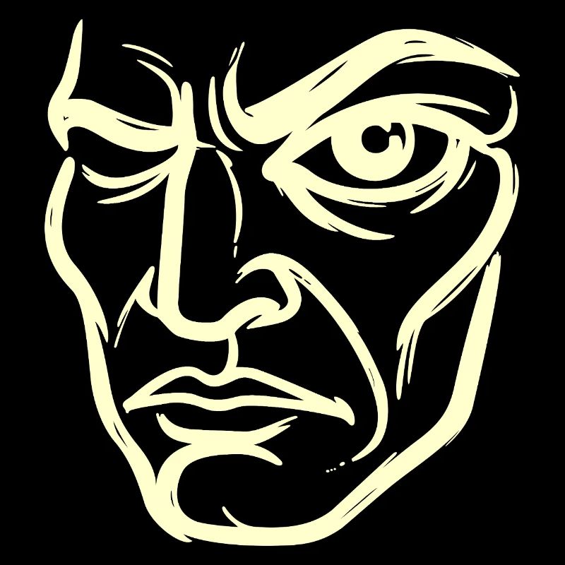 Abstract portrait "The Observer"