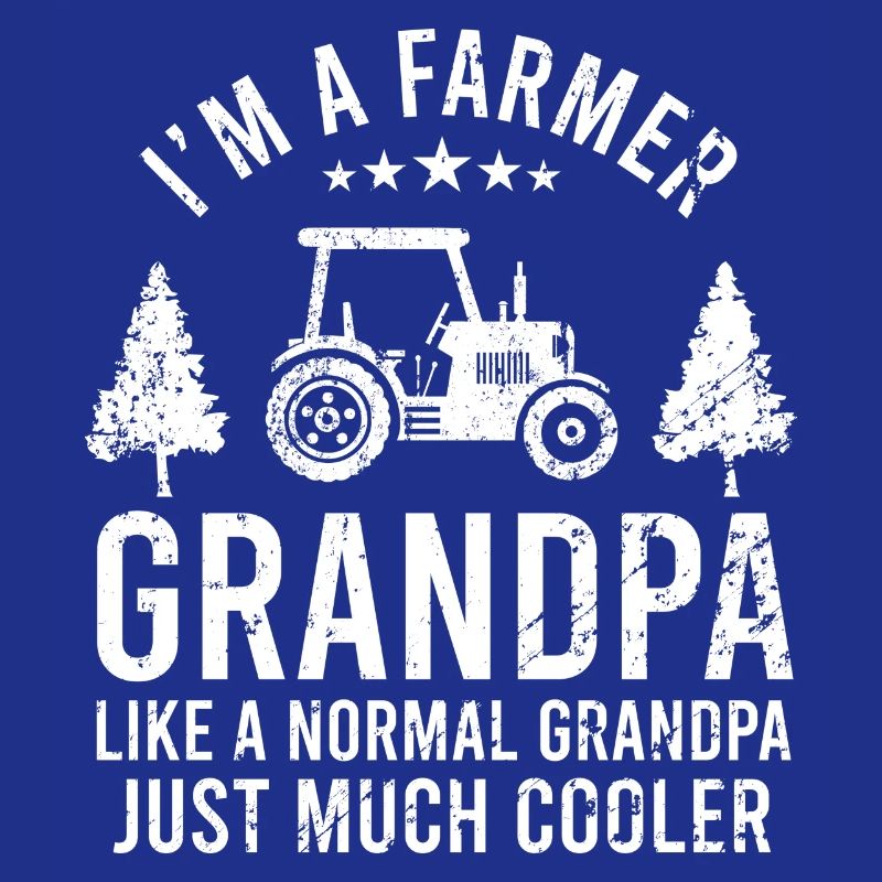 Bauer Opa Großvater Farmer Geschenk