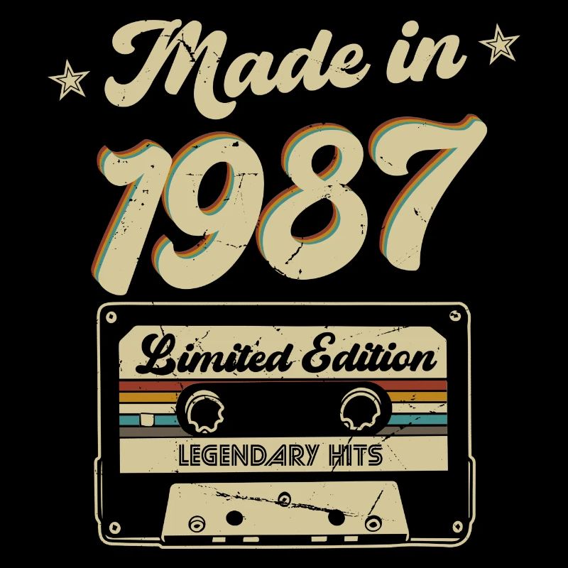 1987 Vintage Birthday Retro Vintage Gift
