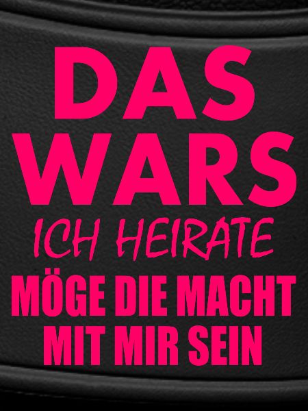 Das wars ich heirate