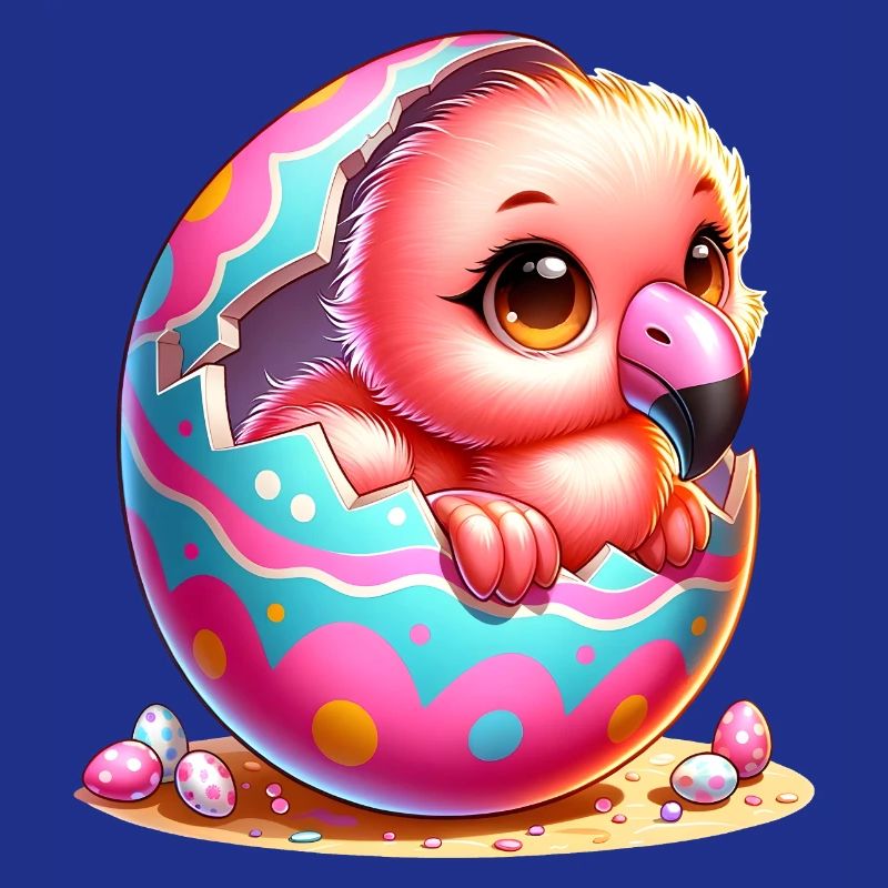 Cute Chick Hatches From Easter Egg