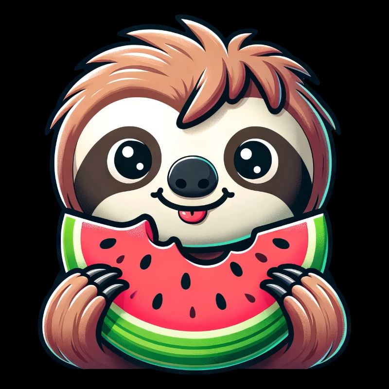 Faultier Sommerfrucht Melone