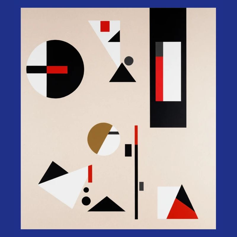 Abstract geometric composition