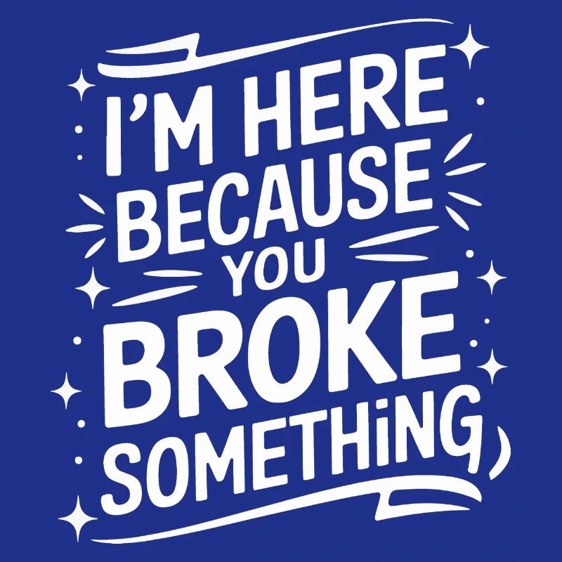 Technischer Support Computerfreak Nerd