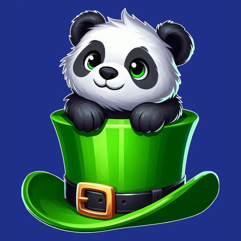 Saint-Patrick Panda Cylindre Trèfle