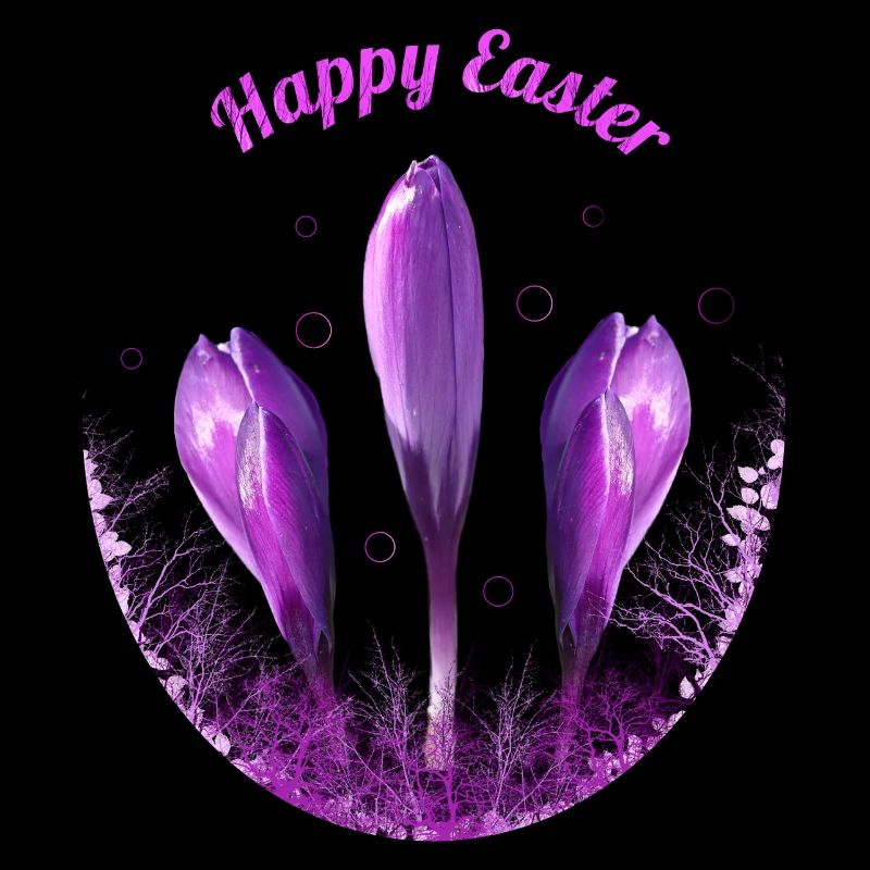 Crocuses Happy Easter