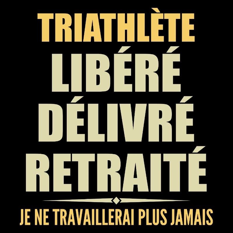 Triathlet feiert Ruhestand mit Humor Geschenk