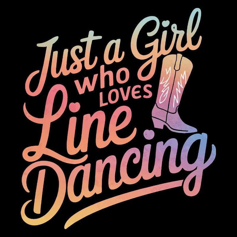 Line Dancing Dancing Dancers