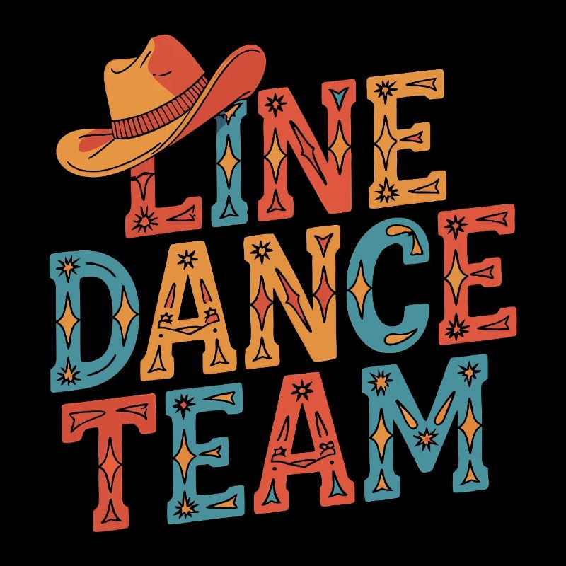 Groupe de danse en ligne Danse familiale en équipe