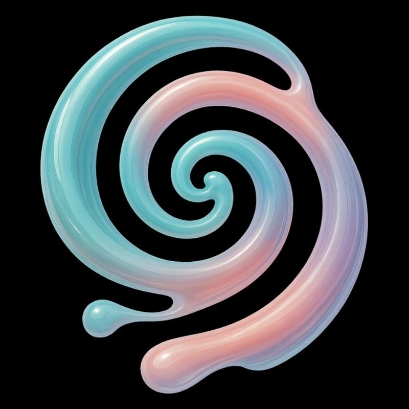 Spirale 3D Pastel