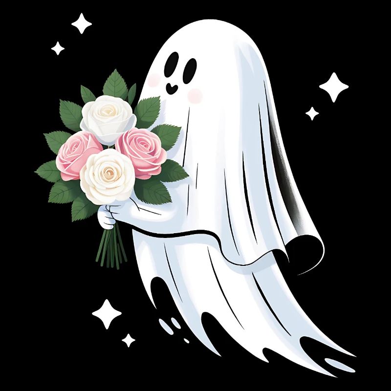 HALLOWEEN Bride Cute Ghost Wedding Ghost
