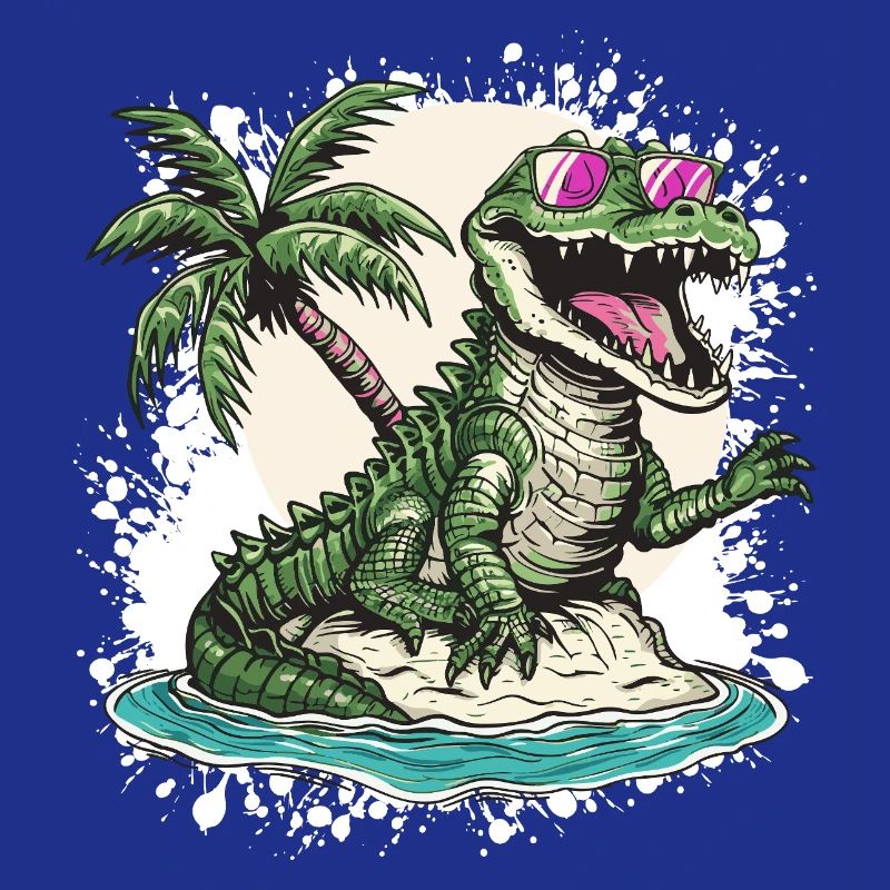 Alligator Island Palm Tree