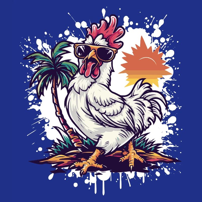 Rooster Island Palm Tree