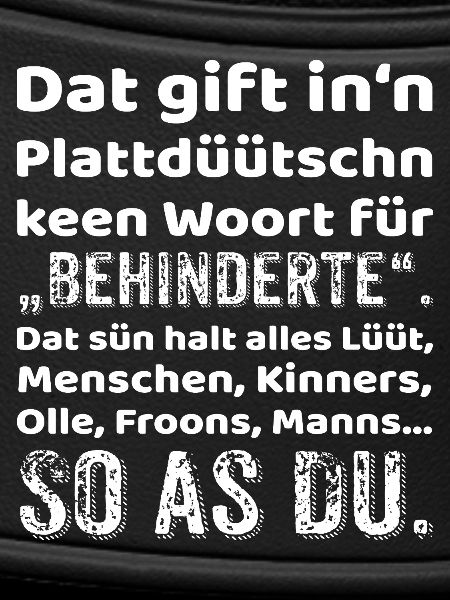 Low German Provocation Inclusion