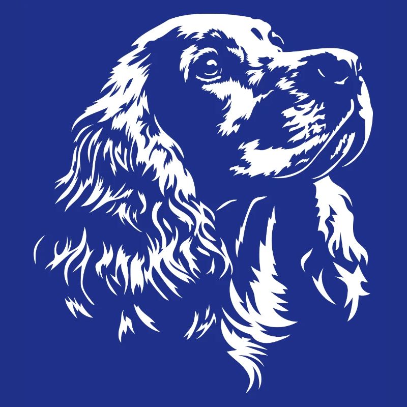 Chiens en silhouette du cocker espagnol anglais Wilsigns