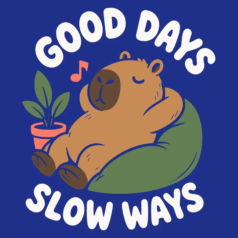 Good Days Slow Ways Capybara