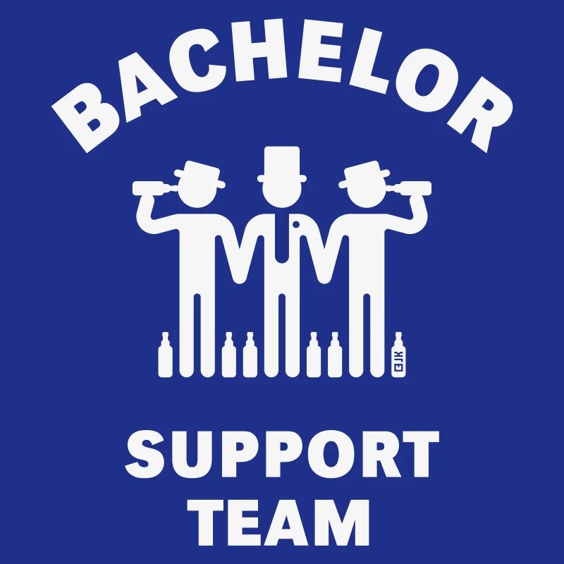 Bachelor Support Team (Groom / Stag Party / White)