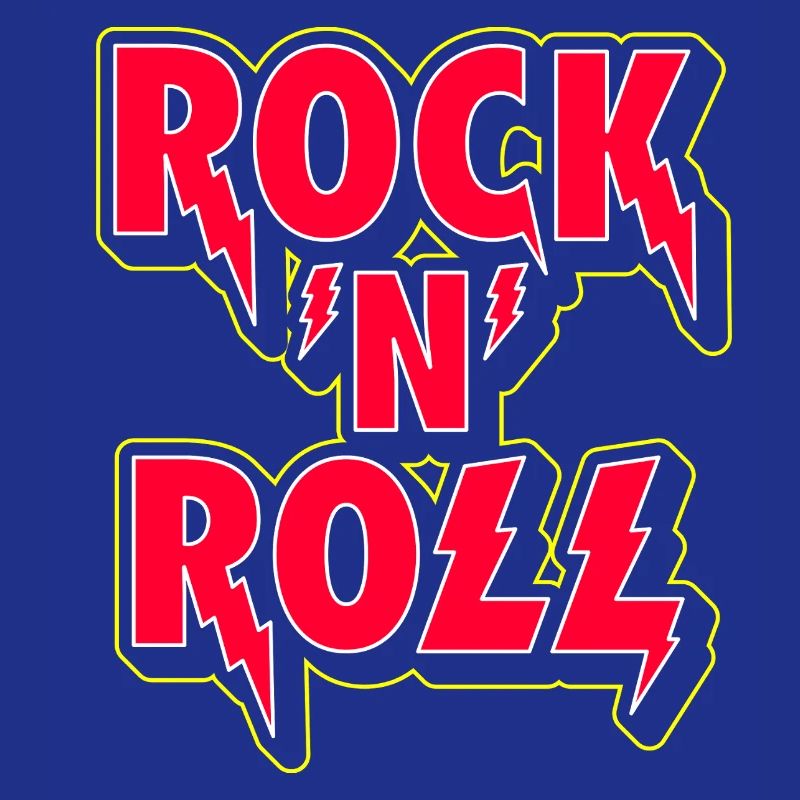 Rock 'N' Roll 3D Logo