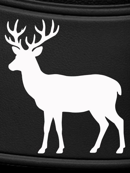 Moonlight Deer Silhouette