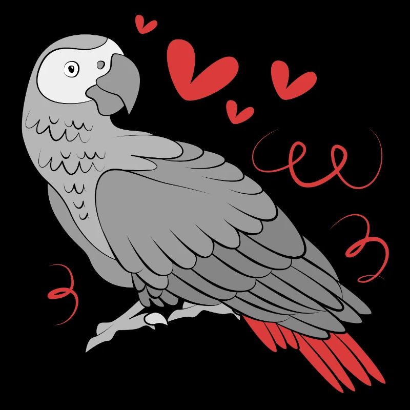 Perroquet Gris