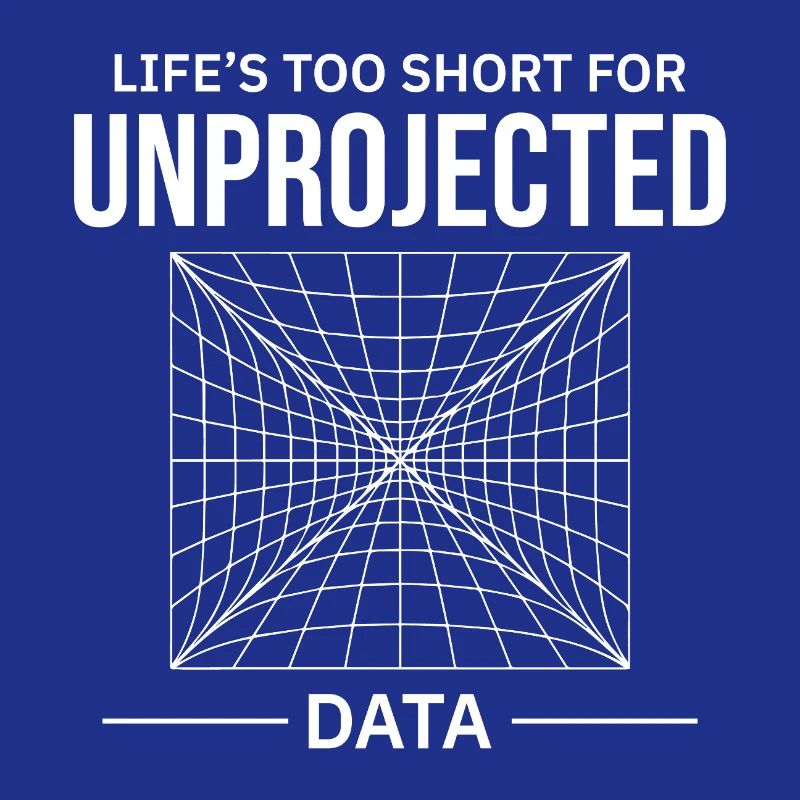 Unprojected Data GIS Cartography Mapping Error