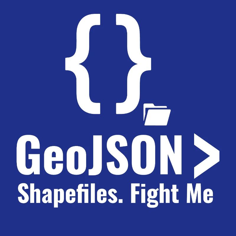 Debatte über GeoJSON-Shapefiles GIS-Datenformat