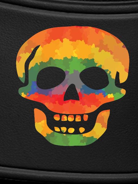 Coloured skull