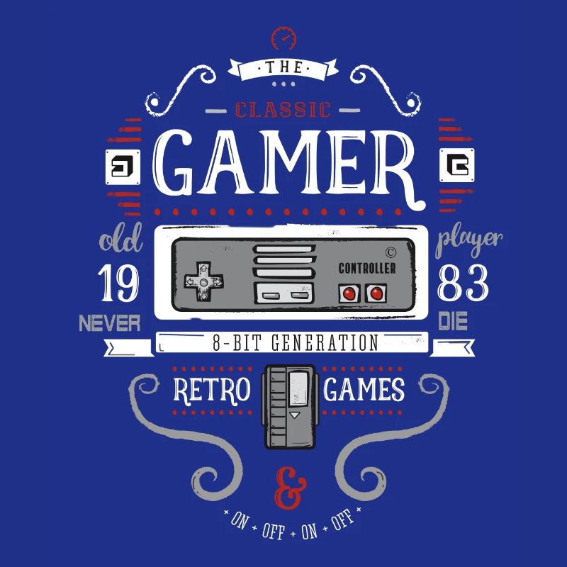 Game Nerd 80s Retro 8bit Game Console pc old fun