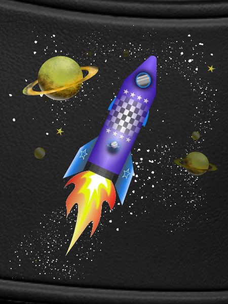 Rocket in space